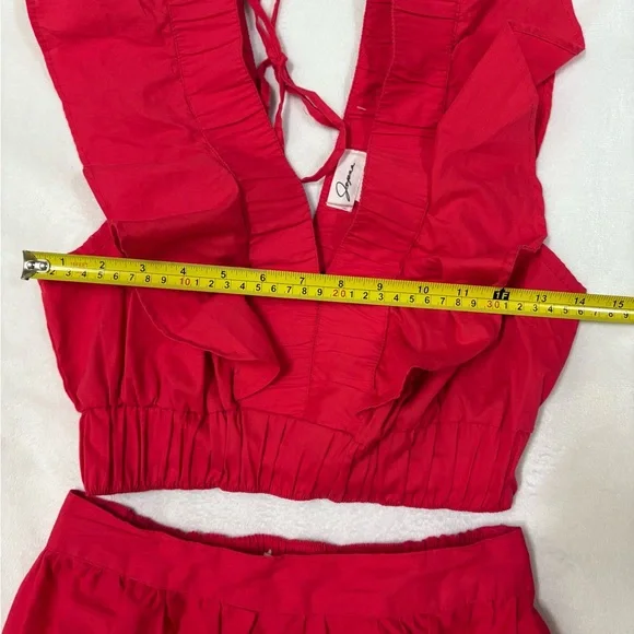 Japna Red A-Line Skirt - Picture 7 of 14